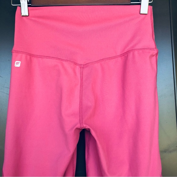 FABLETICS High Waisted Barbiecore Pink Floral Mesh Leggings Yoga Stretch Small - Picture 7 of 14